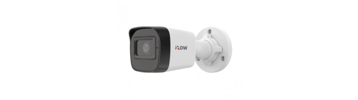 iFLOW F‑IC‑1141M (2.8 мм): уличная IP‑камера 4 Мп для чёткого наблюдения 24/7