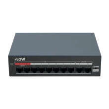 iFLOW F-SW-EU210MPOE-V/L — Неуправляемый 8-портовый PoE-коммутатор