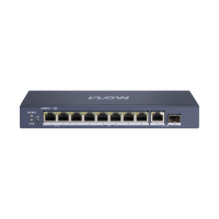 iFLOW F-SW-EU610HPOE-V — Неуправляемый 8-портовый PoE-коммутатор