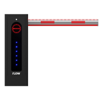 iFLOW F-EB-VB0-L/A/B4 Шлагбаум 4м с индикацией на корпусе и стреле 315102472